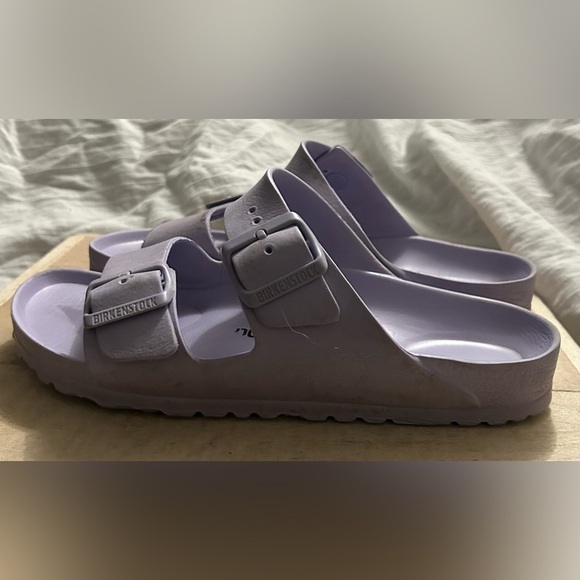 BIRKENSTOCK Women's Essentials Arizona Footbed Sandal Violet Purple Foam Size 7 - Picture 3 of 8